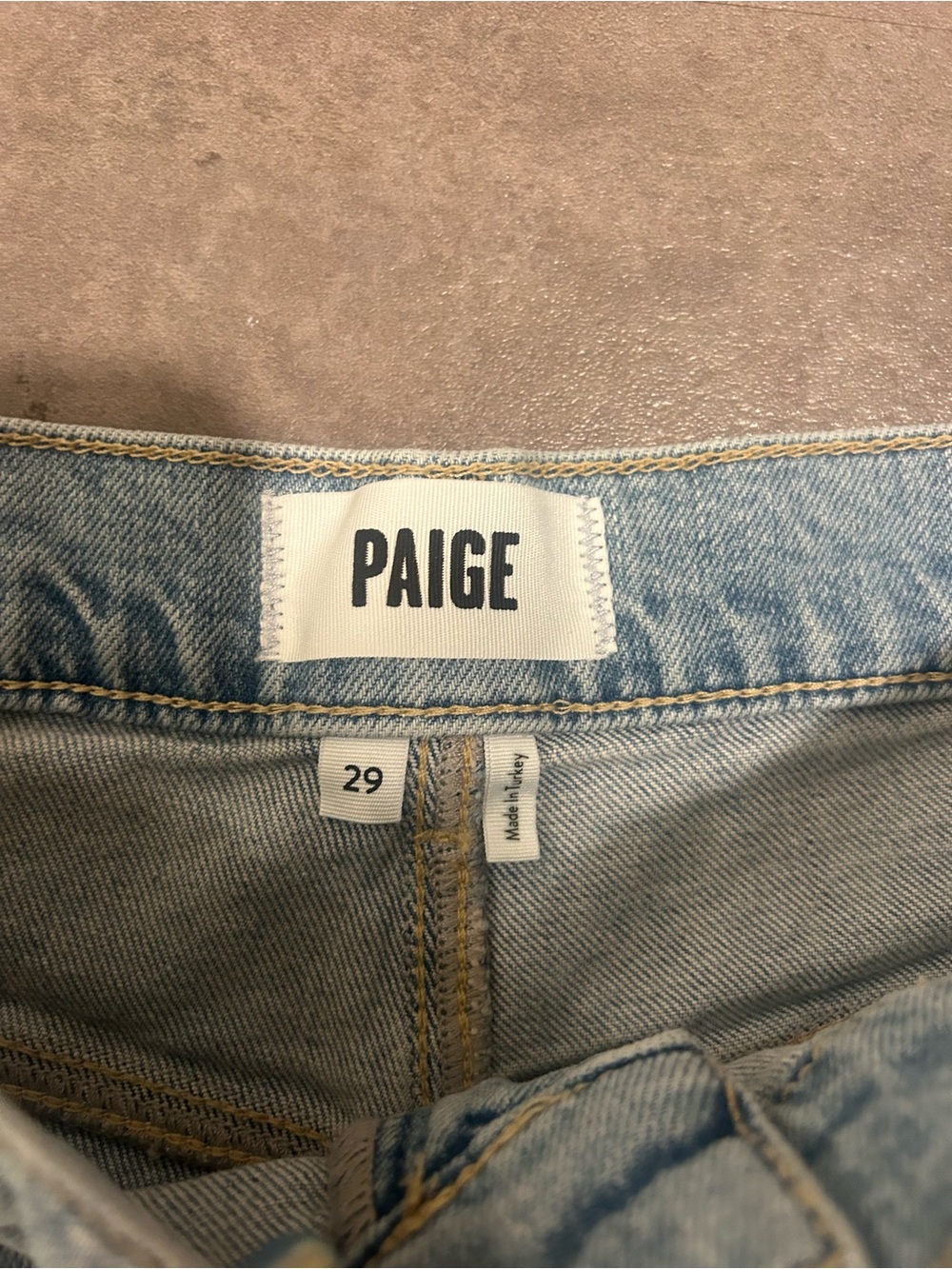 PAIGE Arellia Skimmer Barrel Jeans Mar Vista Size 29 - Picture 10 of 12